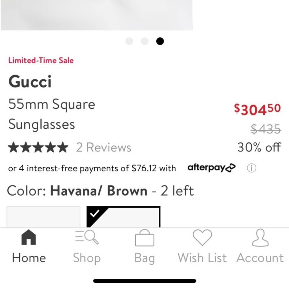 Brand New GUCCI SUNGLASSES  @Macys $317.00 - Picture 2 of 8